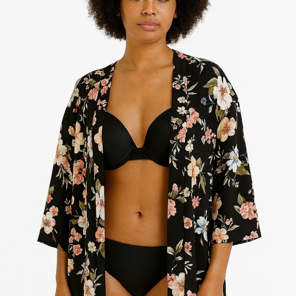 Soma Black Full Coverage Doubly Lined Bra 40DDD Thick Straps